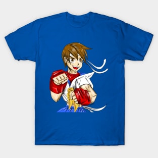 sakura in street fighter alpha T-Shirt